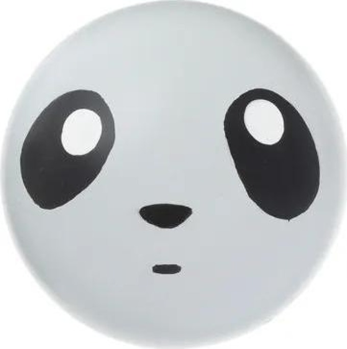 Ferm Living dřevěný háček Panda Grey