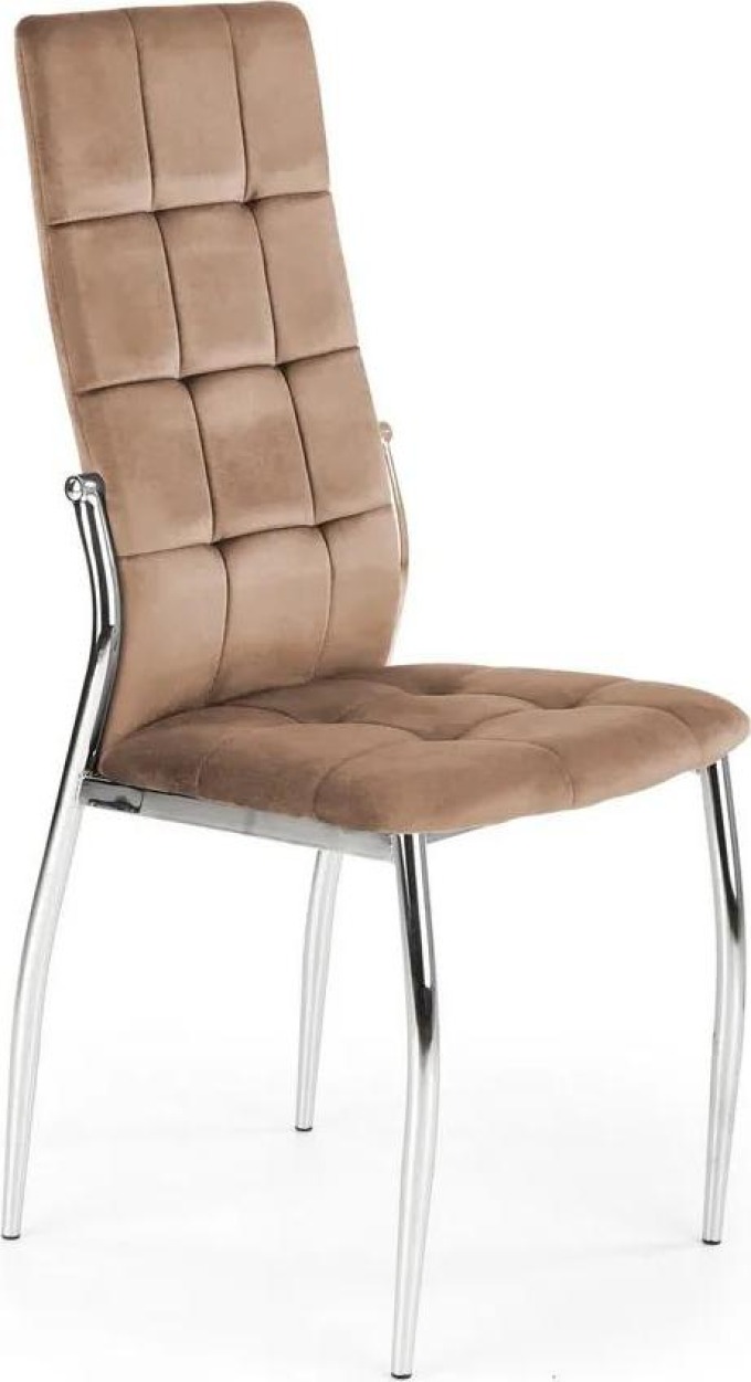 Jídelní židle Darwin, béžová / stříbrná