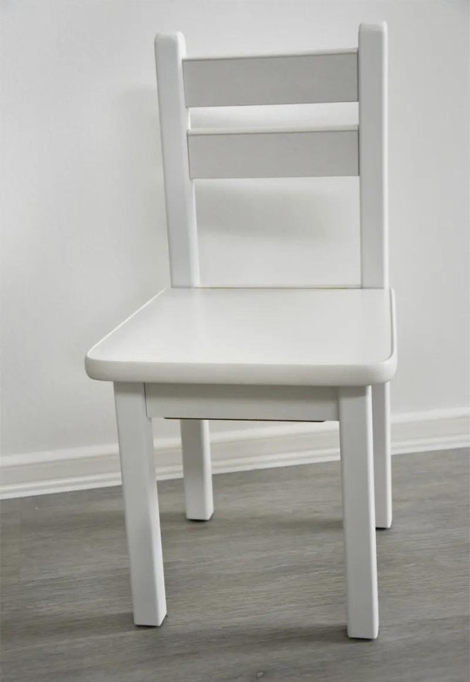 Vingo Dětská otevírací židlička s přihrádkou - bílá