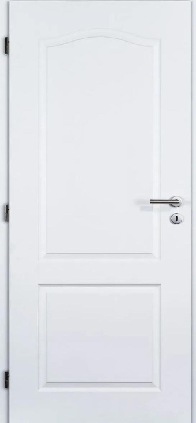 Doornite Claudius Interiérové dveře 70 L, 746 × 1983 mm, lakované, levé, bílé, plné