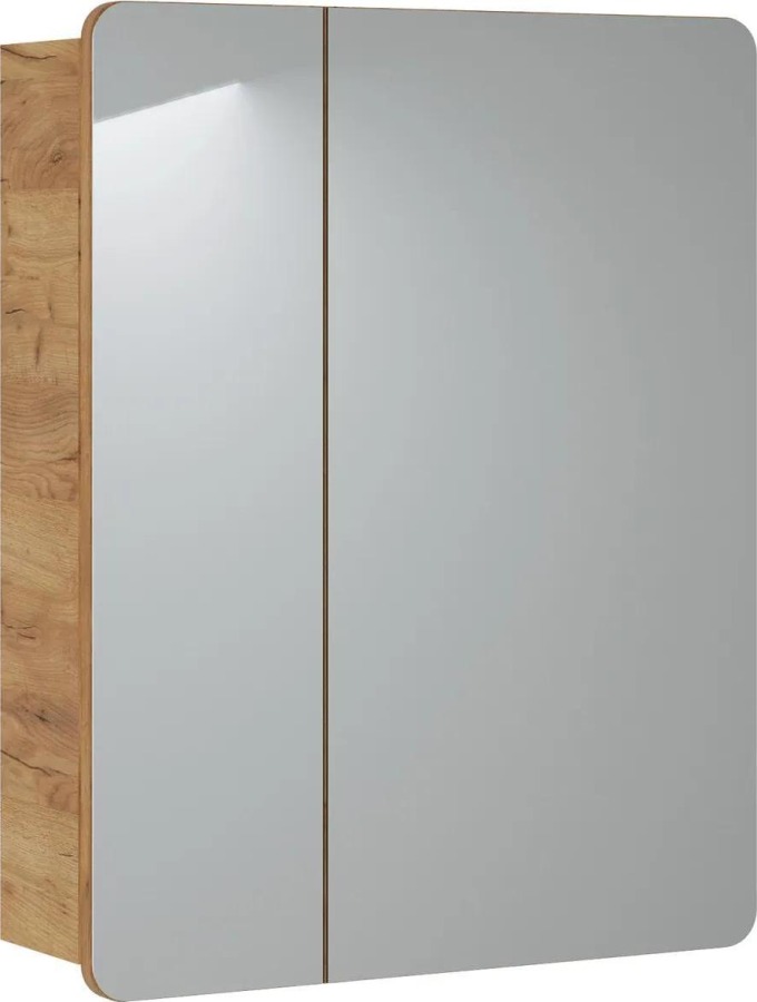 Luxusní zrcadlová závěsná skříňka pro koupelnu s dostatečným úložným prostorem a kvalitním kováním s tichým dovíráním