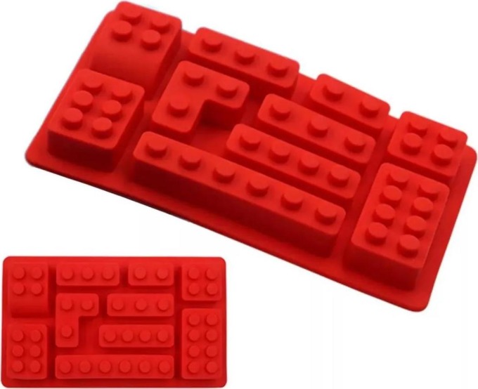 Zaparkorun Silikonová forma na led ve tvaru kostek LEGO