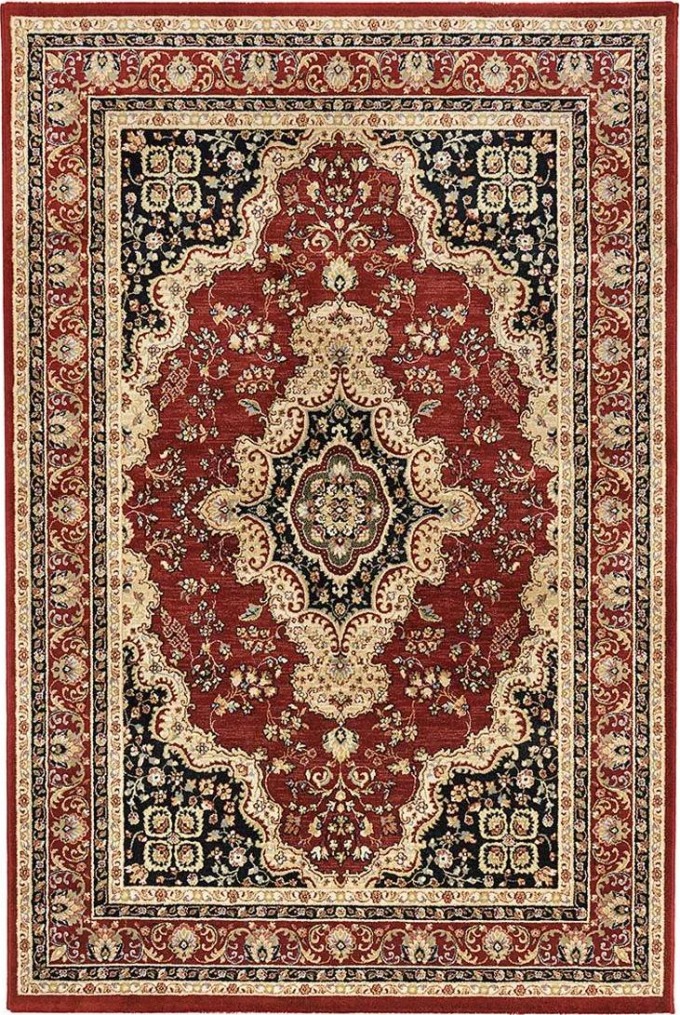 Koberce Breno Kusový koberec JENEEN 133/C78R, Červená, Vícebarevné, 160 x 235 cm