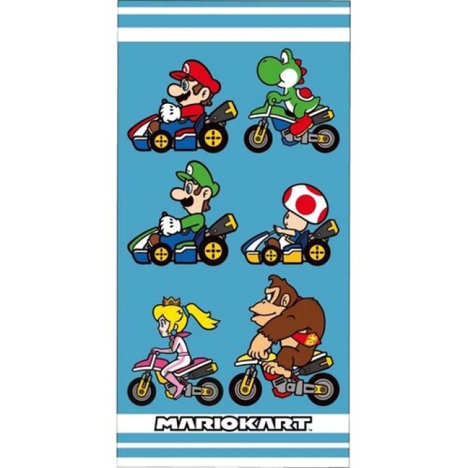 Dětská osuška Super Mario Kart, 70 x 140 cm