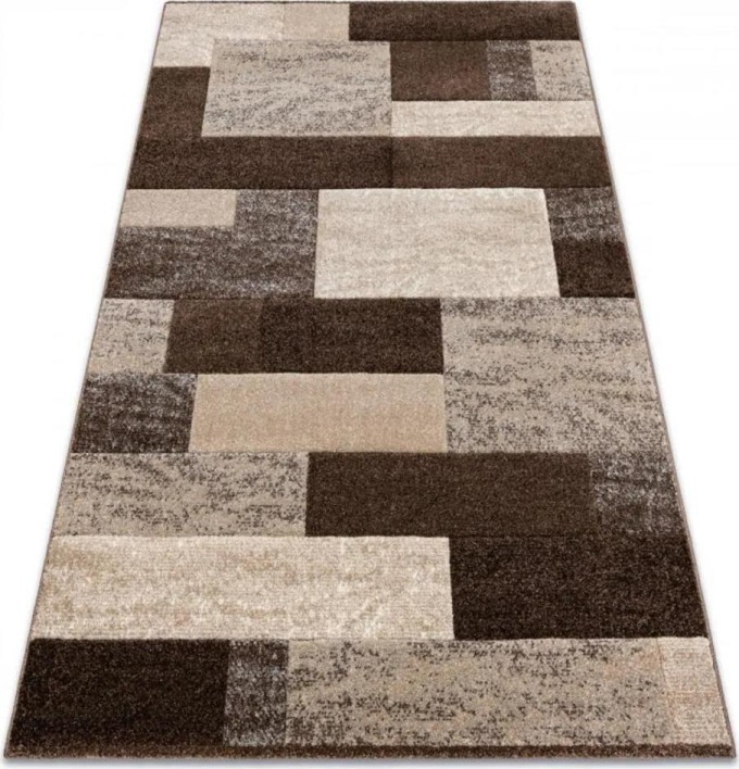 Kusový koberec Luban hnědý 80x150cm