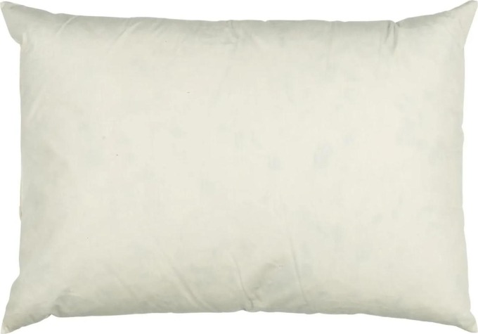 IB LAURSEN Péřová výplň do polštáře 60×40 cm, bílá barva, textil