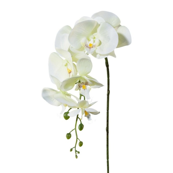 Umělá Orchidej bílá, 86 cm