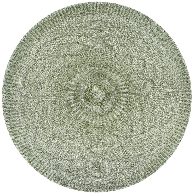 Prostírání Mandala zelená, 38 cm