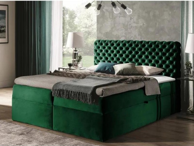 Kontinentální postel Tigline, Rozměr postele: 120x200, Barva:: Magic Velvet 2225