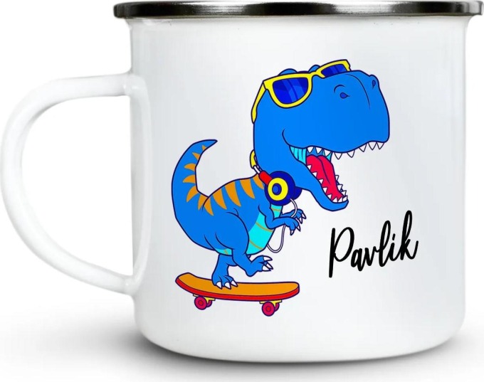 Ahome Dětský plecháček se jménem Pavlík 300 ml