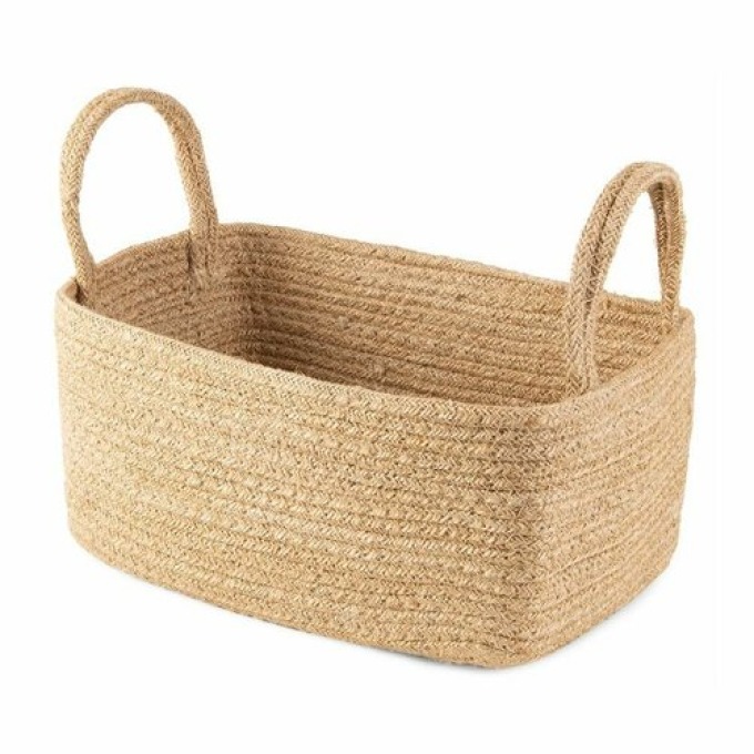 Compactor Úložný košík BASKET z přírodní juty, 24 x 15 x 12 cm