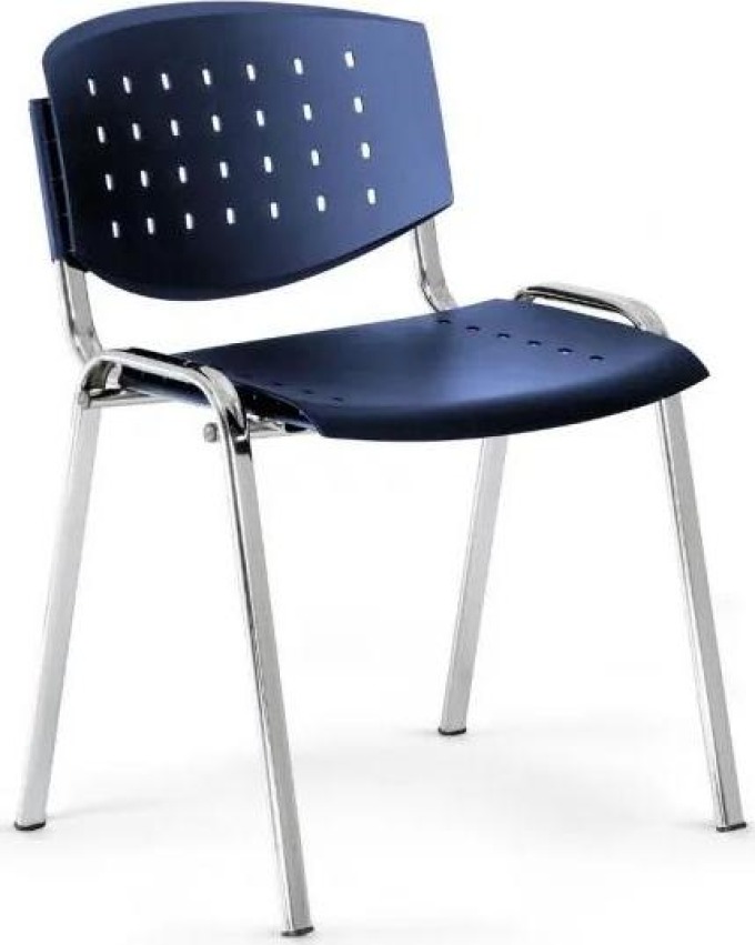 Konferenční židle Troy II - chromované nohy