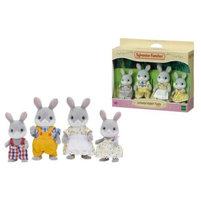 Sylvanian Families Rodina šedých králíků