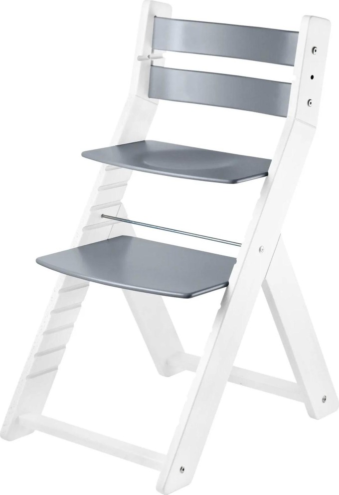 Wood Partner Rostoucí židle Sandy - bílá / šedá