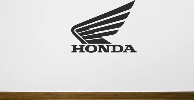 Lepy.cz Samolepka na zeď Honda - logo Velikost (šířka x výška): 30x24cm, Barevná varianta: Mátová zelená