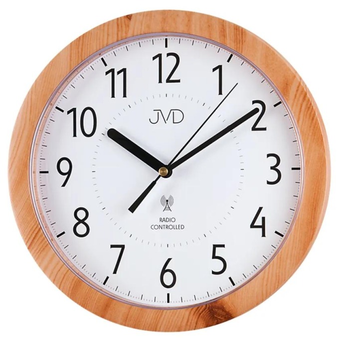 Rádiem řízené, nástěnné hodiny JVD RH612.7