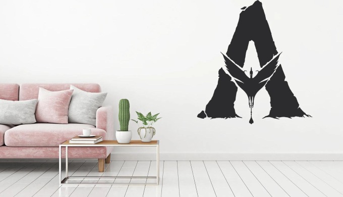 Lepy.cz Samolepka na zeď Avatar logo Velikost (šířka x výška): 40x43cm, Barevná varianta: Světle modrá