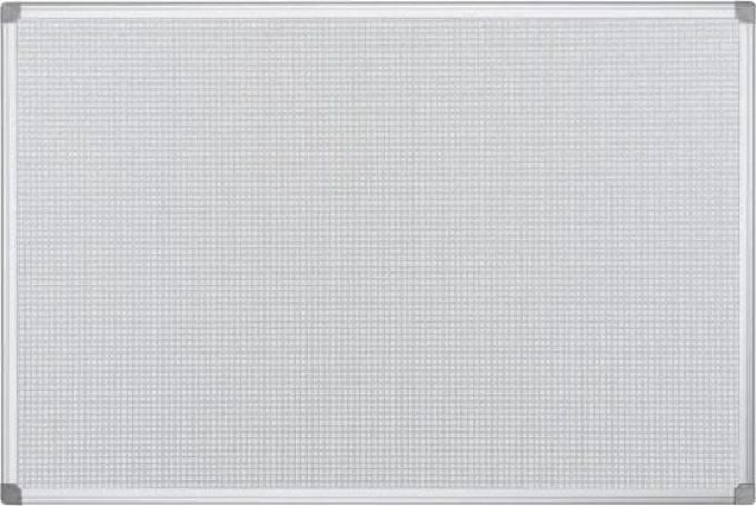 Bi-Office Textilní, magnetická nástěnka s kovovou mřížkou, 900 x 600 mm
