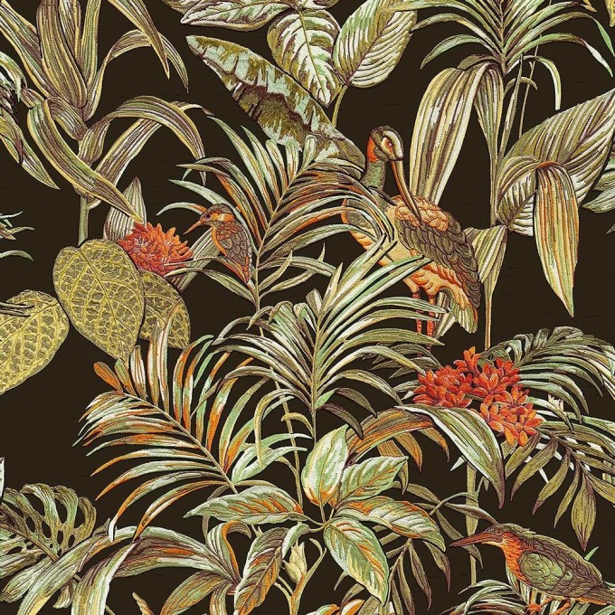 Vliesová tapeta s vinylovým povrchem přináší luxusní designy inspirované přírodou - ptáky, listy, květiny a metalické textury