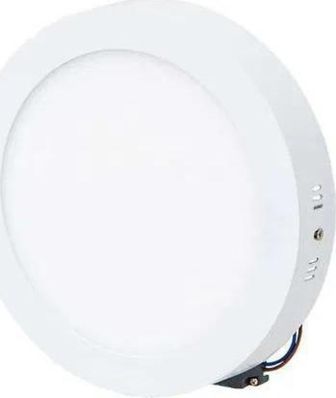 Ecolite LED-CSL-18W/4100 Bílý přisazený LED panel 225mm 18W denní bílá