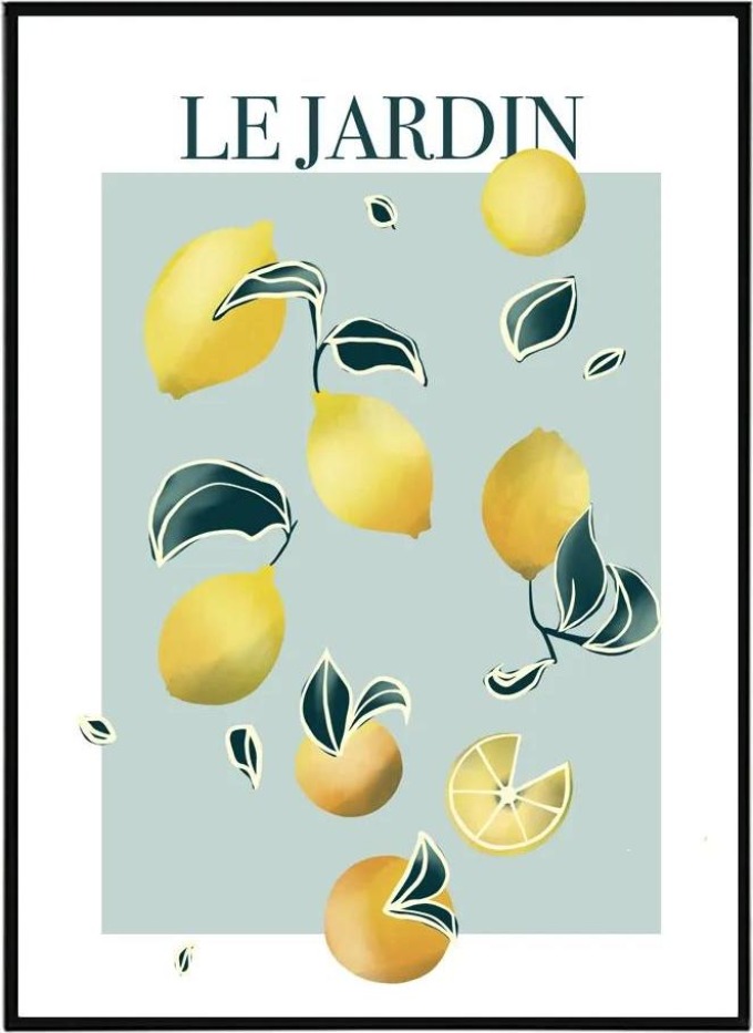 Le jardin - 30x40 cm Obraz