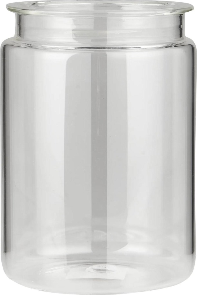 IB LAURSEN Skleněná váza Claire 17 cm, čirá barva, sklo