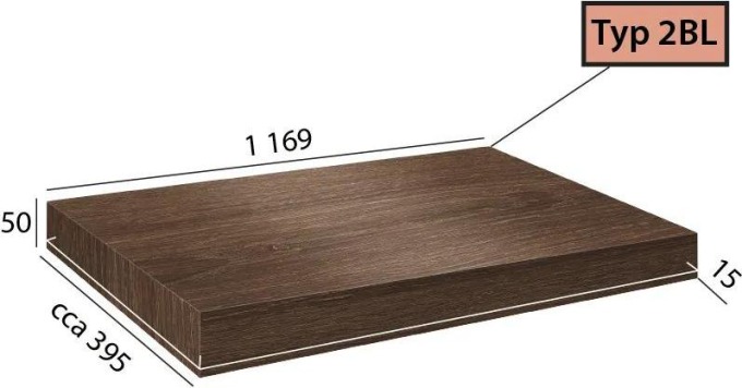 Vinylové schody Ecoline Step 2BL - 9554 Dub bush kouřový