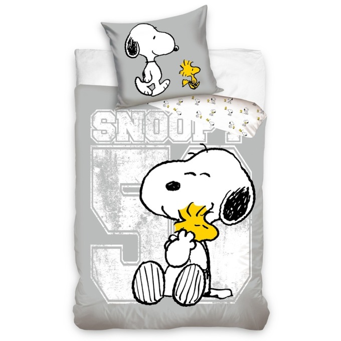 Dětské povlečení Snoopy a Woodstock, 140 x 200, 70 x 90 cm