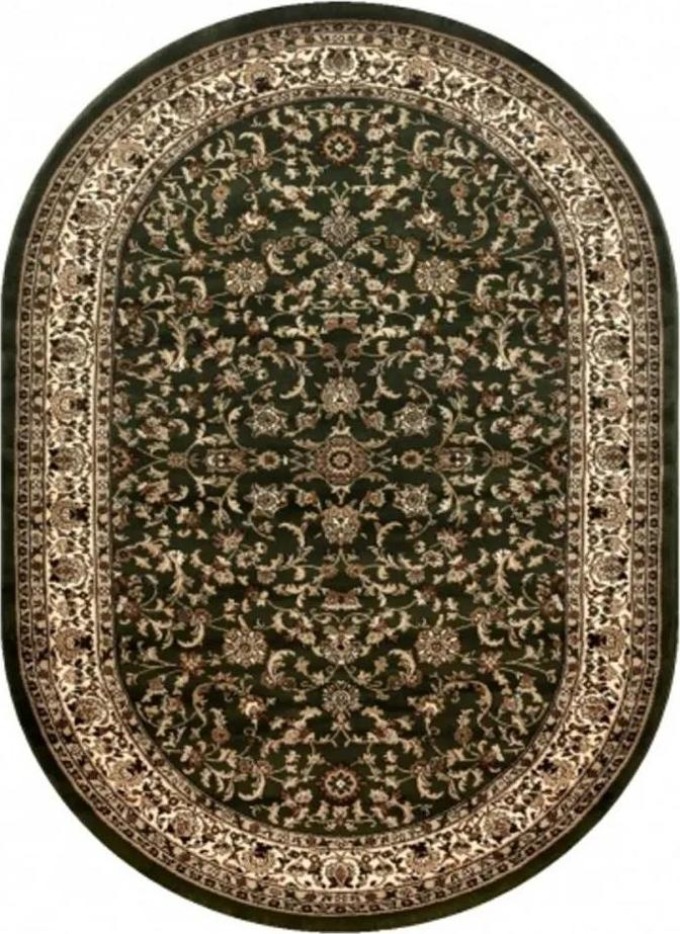 Kusový koberec Royal zelený ovál 150x250cm