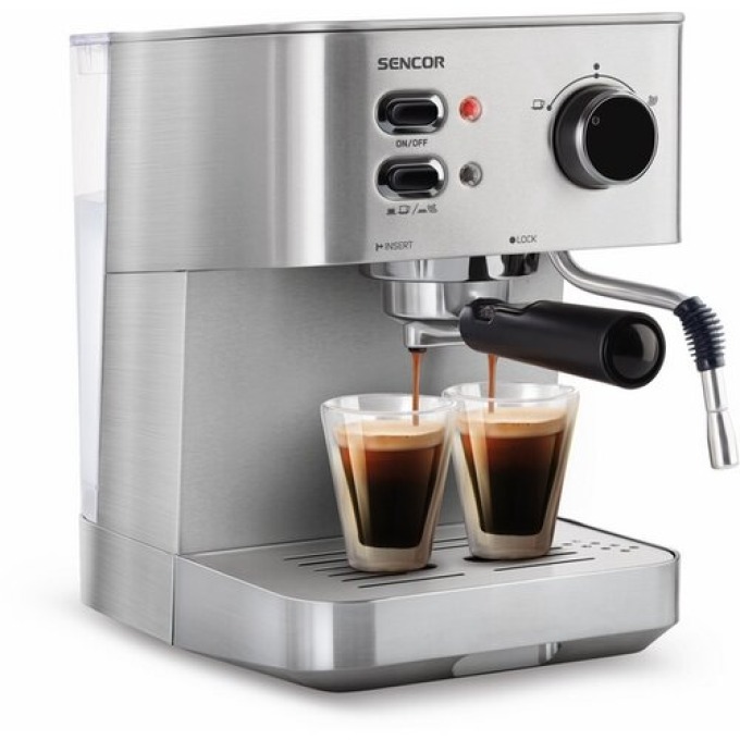 Sencor SES 4010SS espresso pákové, nerez