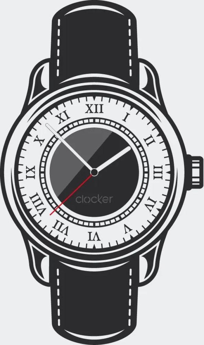 Clocker Nalepovací hodiny Watch Barva ciferníku: Černá