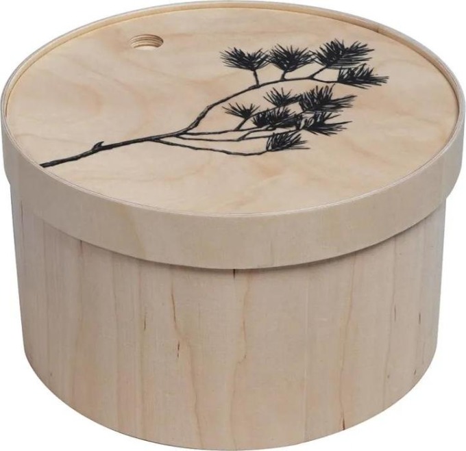 Box na pečivo s prkénkem Pine branch