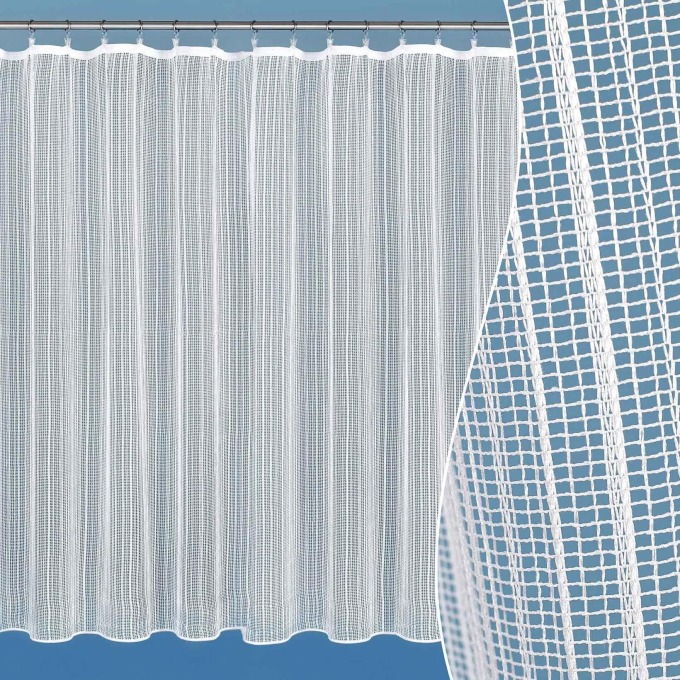 Goldea žakárová záclona - vzor 11747 síť - metráž 140 cm