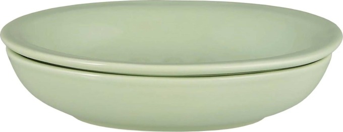 IB LAURSEN Keramická mýdlenka Light Green, zelená barva, keramika