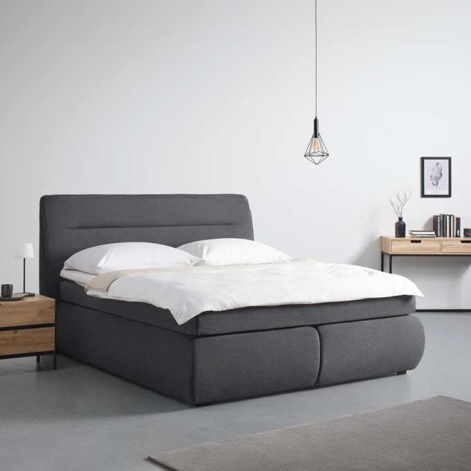 Postel Boxspring s topperem Bella, 180x200