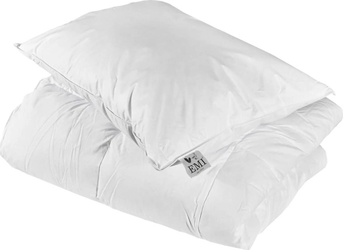 Set péřové přikrývky a polštáře Warms 140x200 + 50x70 EMI