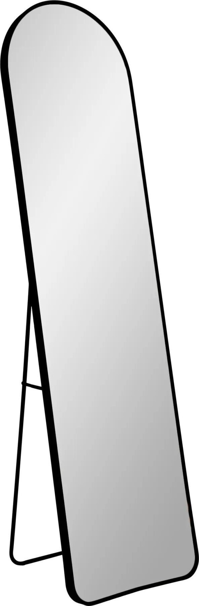 Nordic Experience Černé stojací zrcadlo Vardar 40x150 cm