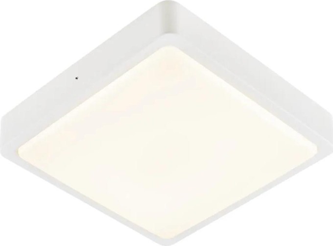 SLV 1003451 Ainos square, venkovní nástěnné a stropní svítidlo se senzorem LED 18W, bílé, 3000/4000K, 30x30cm, IP65