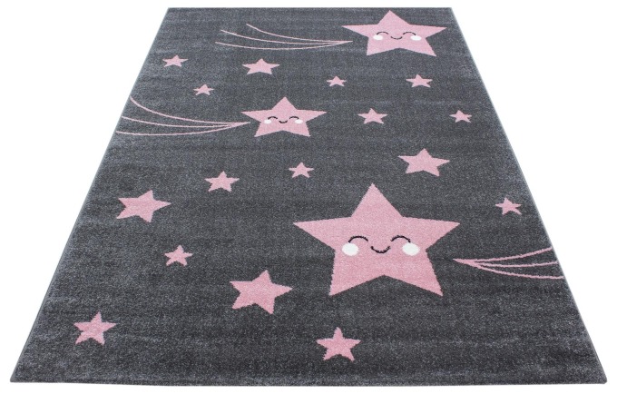 Ayyildiz Dětský kusový koberec KIDS 0610, Růžová Rozměr koberce: 80 x 150 cm