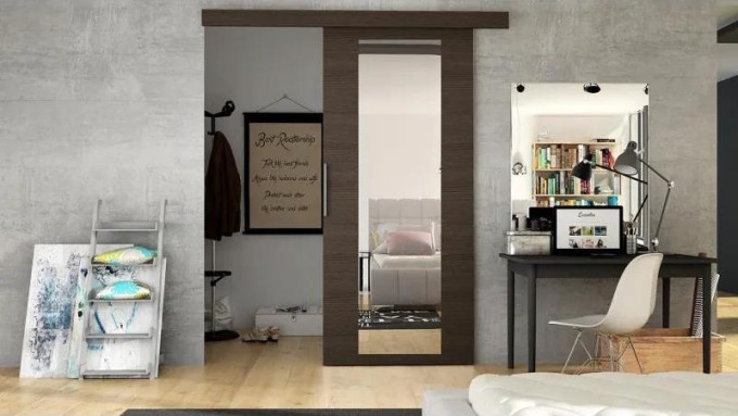 Posuvné dveře Rubi 70 IV, Barva: choco
