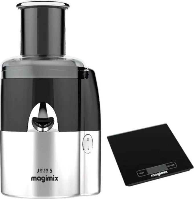 Magimix | ELM18093 Multifunkčný odšťavovač Juice Expert 5 | matný chróm a čierna