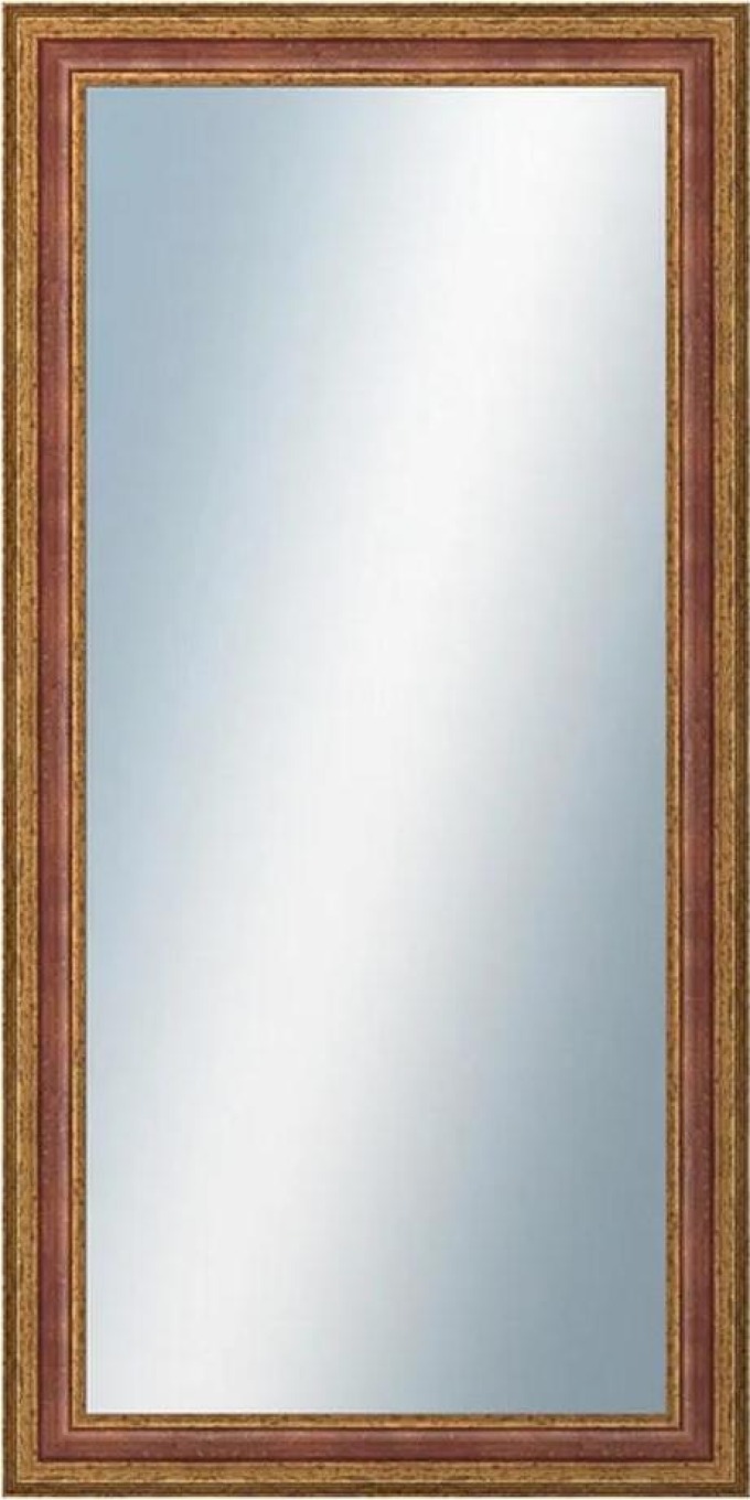 DANTIK - Zarámované zrcadlo - rozměr s rámem cca 60x120 cm z lišty HRAD červená (3006)