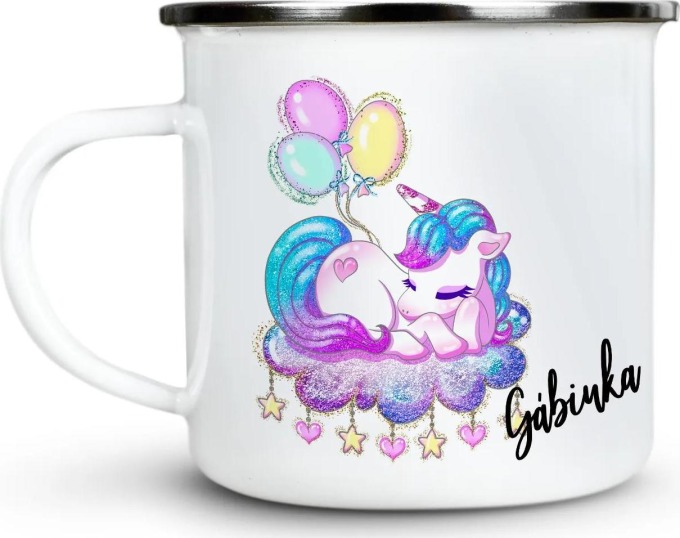 Ahome Dětský plecháček se jménem Gábinka 300 ml