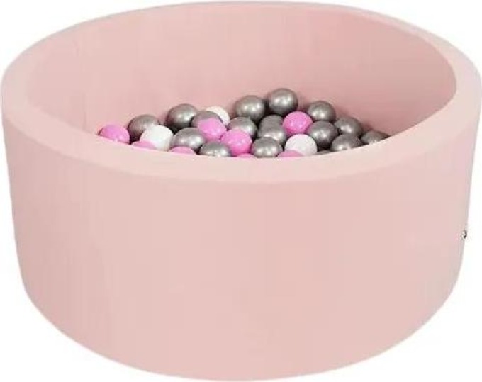 Misioo Suchý bazén s míčky 100ks 70x27cm růžový Smart S Princess