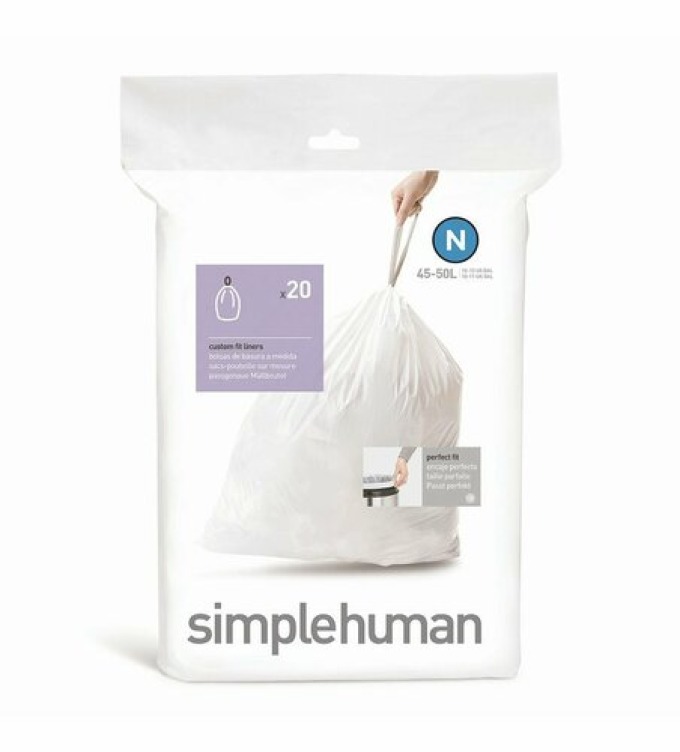 Simplehuman Sáčky do odpadkového koše N 45-50 l, 20 ks