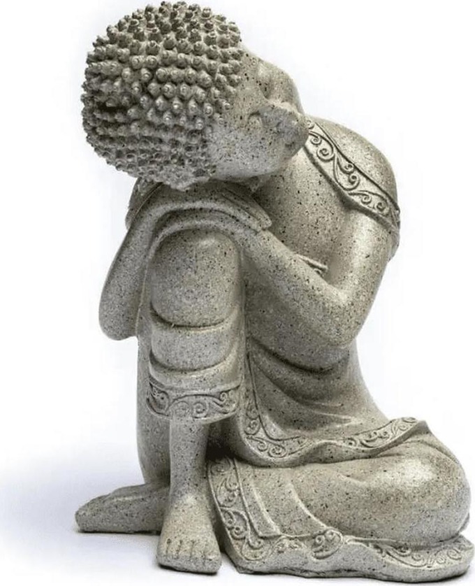 Milujeme Kameny Mírumilovný Buddha - soška Feng Shui