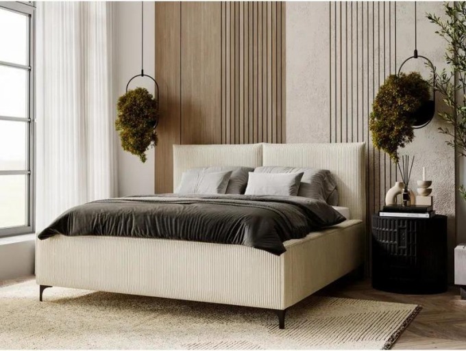 Čalouněná manželská postel s úložným prostorem Camtalo, Rozměr postele: 200x200, Potahy: Poso 100