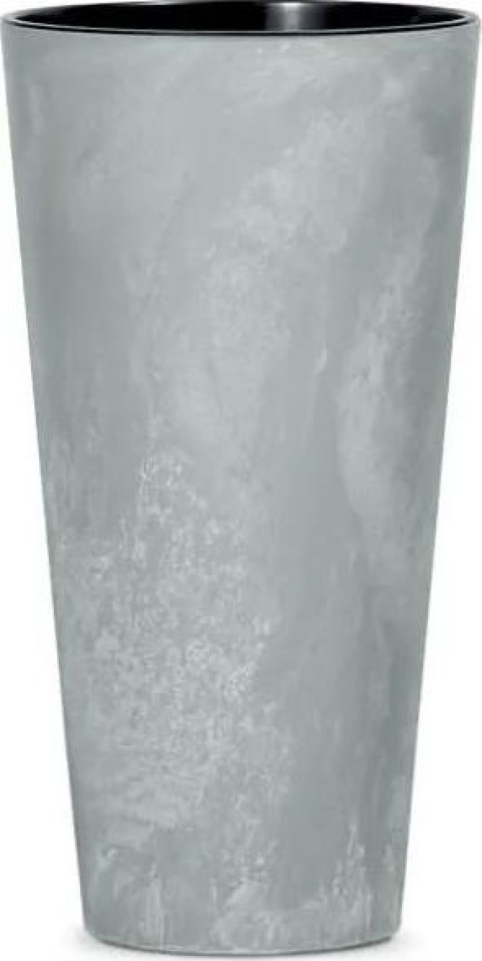 MAXIVA Květináč - TUBUS SLIM Beton Effect Průměr: 30 cm, Barva: beton