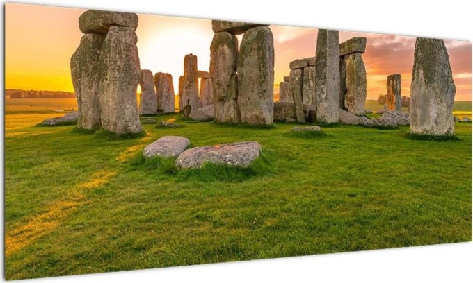 Moderní obraz - Stonehenge (100x40cm)