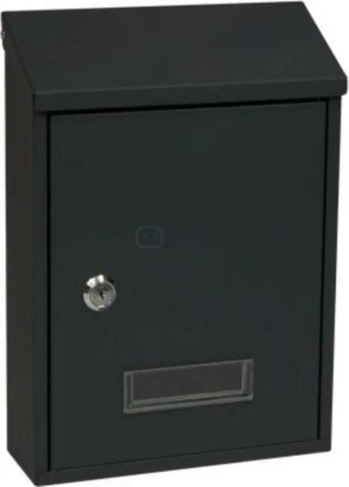 Matná černá poštovní schránka BK.33.CM